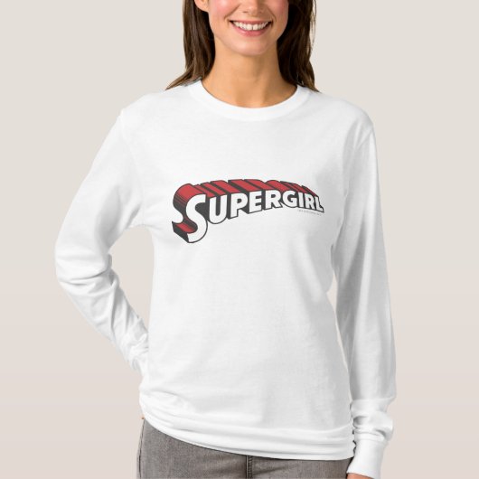 T-shirt Logo rouge et blanc de Supergirl (Devant)
