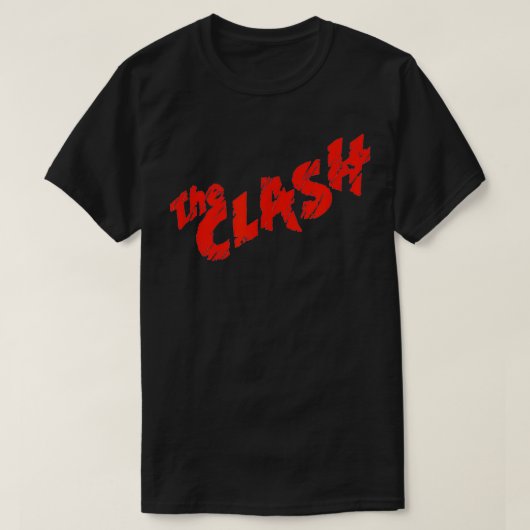 T-shirt Logo rouge griffé Clash u2013 (Design devant)