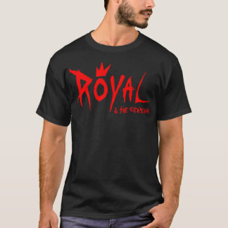 T-shirt logo rouge royal &amp; auteur-compositeur chanteur