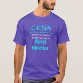 T-shirt LOGO rural de CRNA Amérique (Devant)