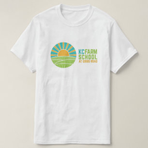 T-shirt Logo scolaire de la ferme de KC Tee de base