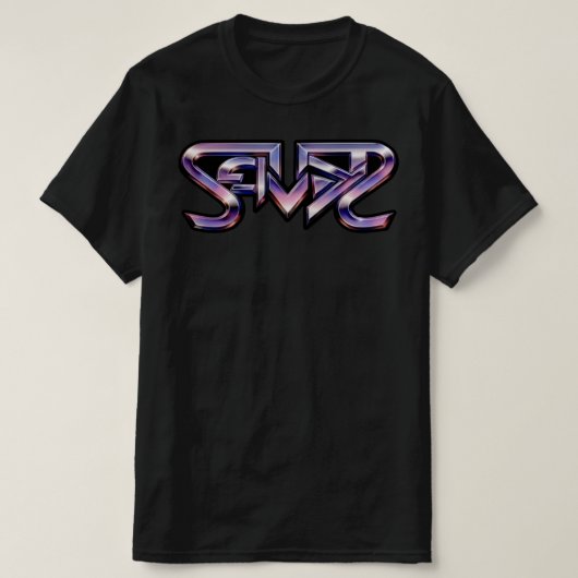 T-SHIRT LOGO SEIVYR METAL (Design devant)