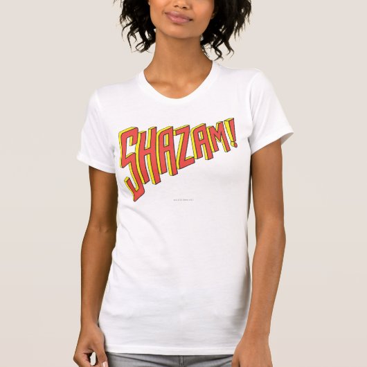 T-shirt Logo Shazam Rouge/Jaune (Devant)