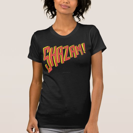 T-shirt Logo Shazam Rouge/Jaune (Devant)