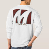 T-shirt Logo signé un plus grand par original Longsleeve (Dos)