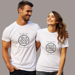 T-shirt Logo Simple Et 2 Textes Business Corporation
