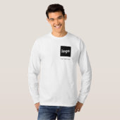 T-shirt Logo simple et commerce de texte (Devant entier)