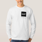 T-shirt Logo simple et commerce de texte (Devant)
