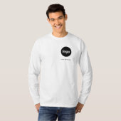 T-shirt Logo simple et texte Business Crest promotionnel (Devant entier)