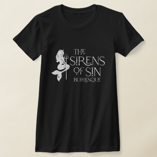 T-shirt Logo Sirens of Sin avec slogan femmes (Poser)