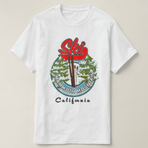 T-shirt logo ski Mammoth Mountain Californie