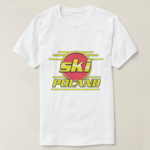 T-shirt Logo Ski Pologne 80s