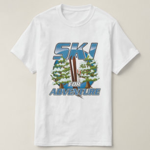 T-shirt Logo Ski pour voyage aventure