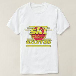T-shirt Logo Ski Szczyrk Pologne 80s
