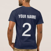 T-shirt Logo Slovaque De Hockey, Avec Impression Dos (Dos)