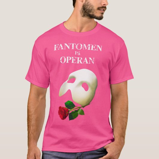 T-shirt Logo Suédois 'Phantom De L'Opéra' (Devant)