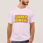 T-shirt Logo Super Powers™ Jaune (Devant)