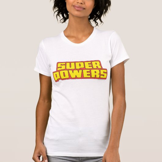 T-shirt Logo Super Powers™ Jaune (Devant)