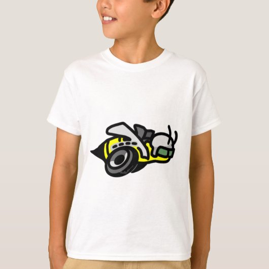 T-shirt Logo superbe d'abeille de Dodge (Devant)