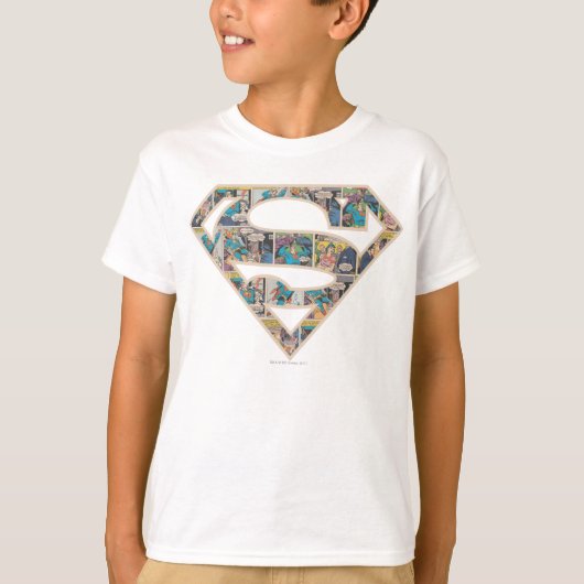 T-shirt Logo Supergirl Comic Strip (Devant)