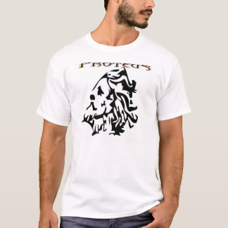 T-shirt Logo sur de logo le dos orange blanc dessus
