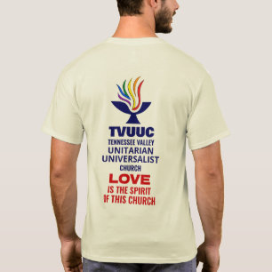 T-shirt Logo Symbole TVUC Chalice, l'amour est l'esprit