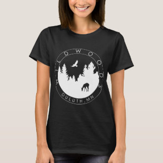 T-shirt Logo T (couleurs foncées) de Wildwoods des femmes