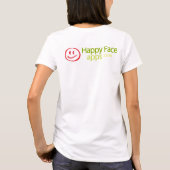 T-shirt logo T de HappyFaceApps.com (Dos)