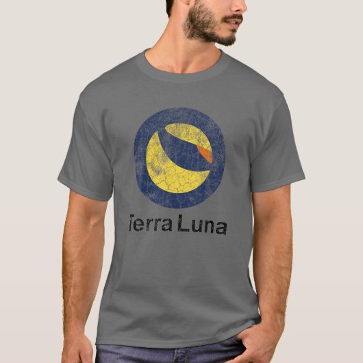 T-shirt Logo Terra LUNA Crypto Distressed (Devant)