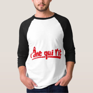 T-shirt Logo Texte L'âne Qui Rit Français