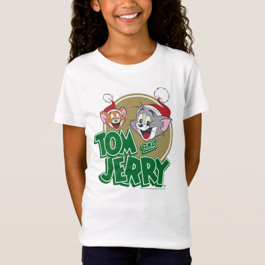 T-Shirt Logo Tom et Jerry Holiday (Devant)
