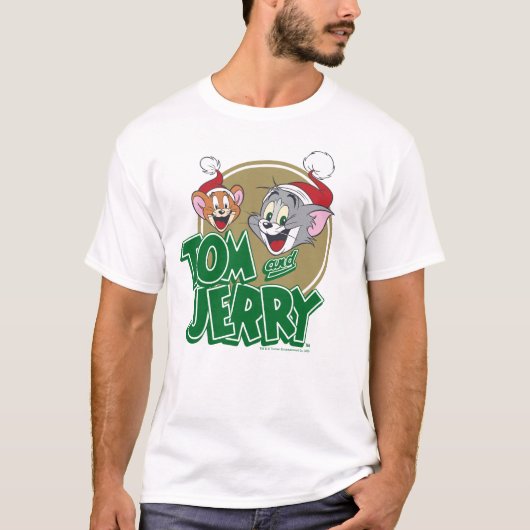 T-shirt Logo Tom et Jerry Holiday (Devant)