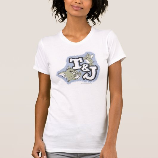 T-shirt Logo Tom et Jerry T&J (Devant)