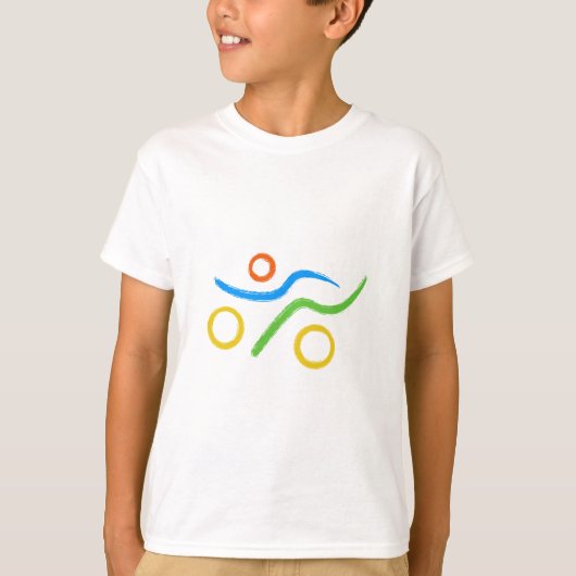T-shirt Logo Triathlon Freak (Devant)
