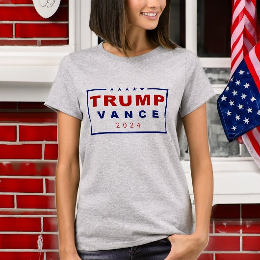 T-shirt Logo Trump Vance 2024 Classic Rectangle