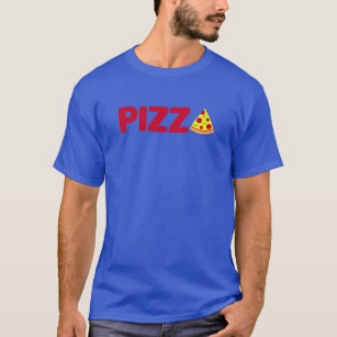 T-shirt Logo typographique Pepperoni Pizza Slice