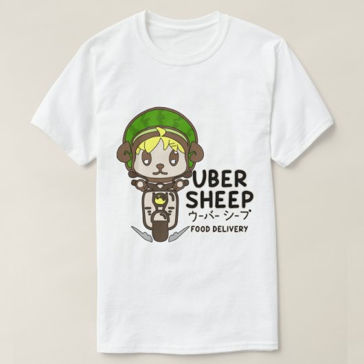 T-shirt Logo Uber Sheep (Design devant)
