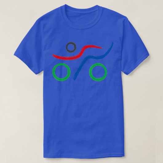 T-shirt Logo unique du triathlon (Design devant)
