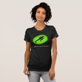 T-shirt Logo vert de forme physique de lueur (Devant entier)