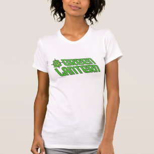 T-shirt Logo vert de lanterne incliné