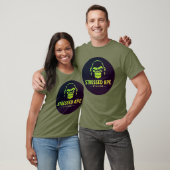 T-shirt Logo vert du studio Stressed Ape (Unisexe)