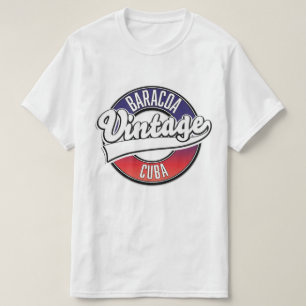 T-shirt Logo vintage Baracoa Cuba