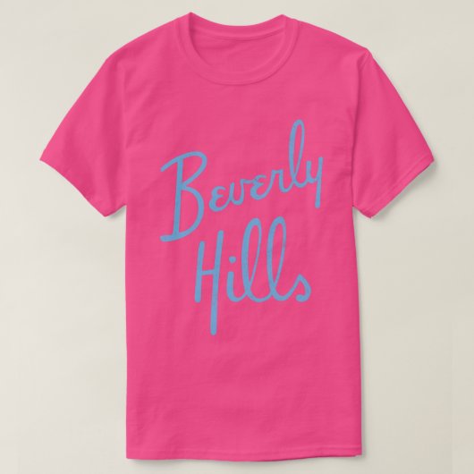 T-shirt Logo vintage de Beverly Hills (Design devant)