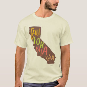 T-shirt Logo Vintage de l'État de Californie