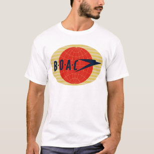 T-shirt Logo vintage de ligne aérienne de BOAC