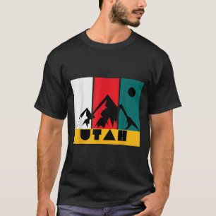 T-shirt Logo Vintage de l'Utah - Park City Utah - Ski de f