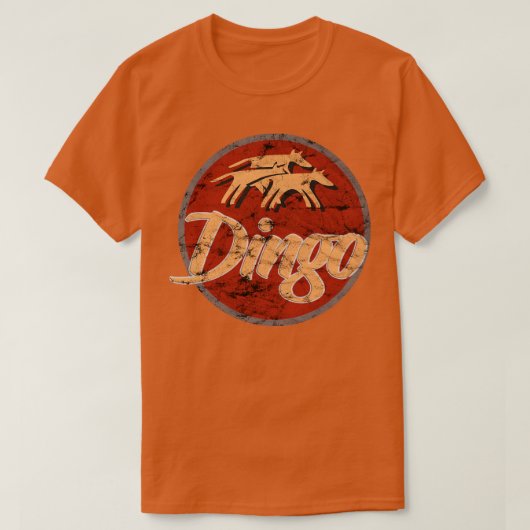 T-shirt Logo Vintage Dingo Dog (Design devant)