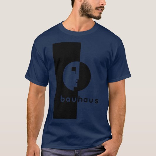 T-shirt Logo vintage du Bauhaus 1919 (Devant)