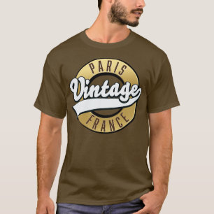 T-shirt Logo Vintage Paris France