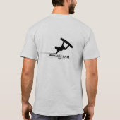 T-shirt logo wakeutah avec Railey (Dos)